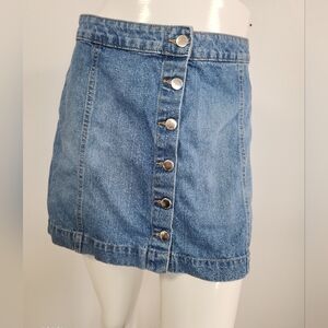 Divided By H & M Mini Jean Skirt Womens Size 10